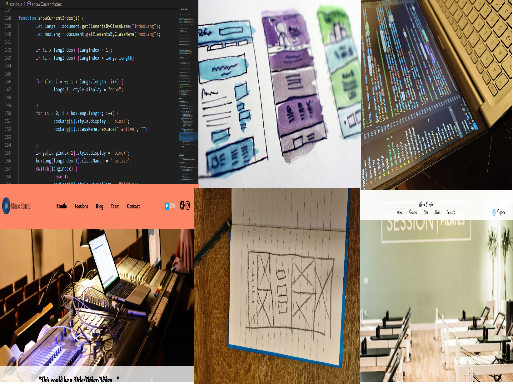 Grid of my process